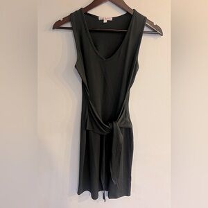 RED HAUTE Women’s Black Sleeveless Scoop Neck Front Tie Dress Size XS